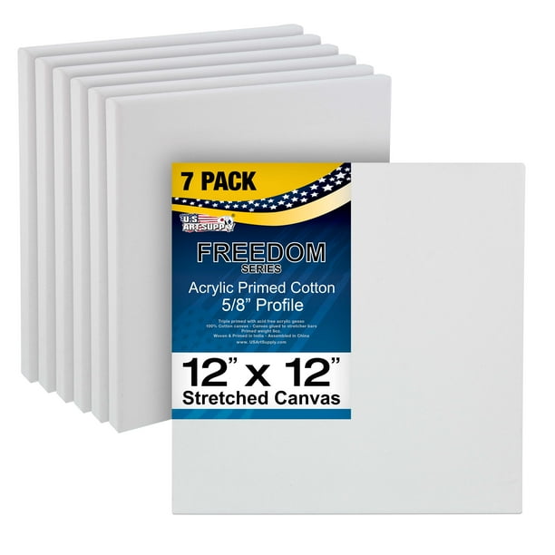 U.S Art Supply 5 x 7 inch Stretched Canvas Super Value 10-Pack Professiona... U.S Art Supply 5 x 7 inch Stretched Canvas Super Value 10-Pack Professiona...
